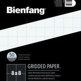 Bienfang Gridded Paper 8 x 8 75 gsm