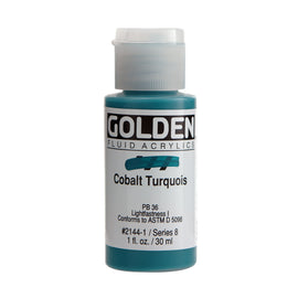 Golden - Fluid Acrylic - Cobalt Turquoise